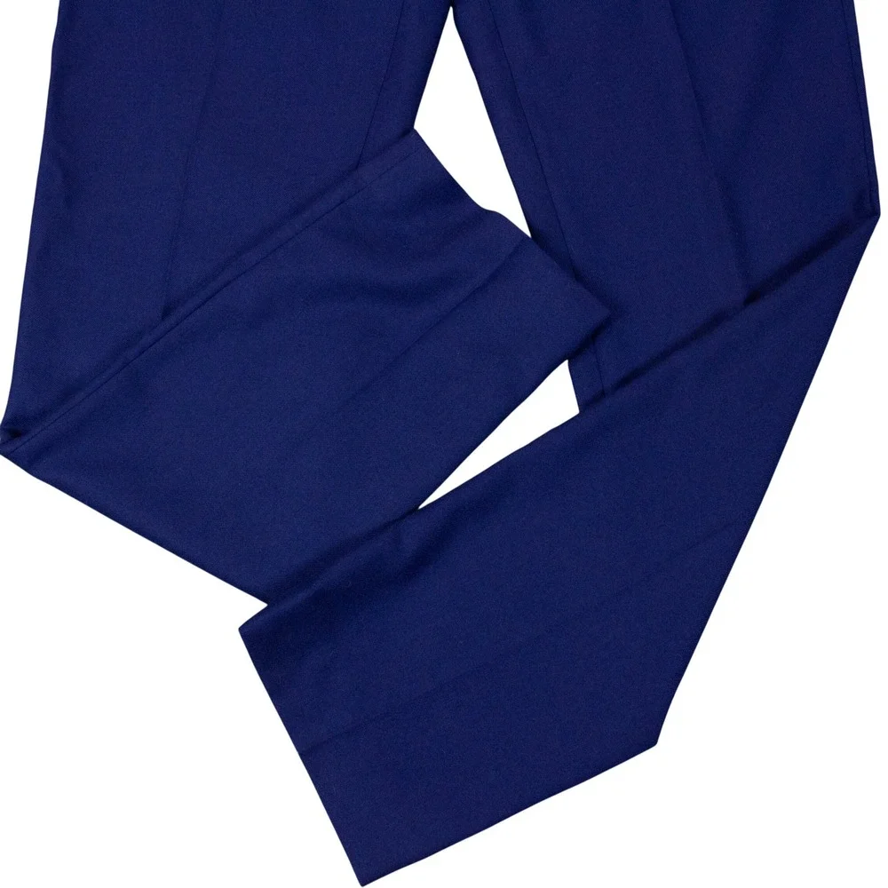 NWT J.Crew Bowery Slim Fit Wool Dress Pants Mens 34x34 Blue $128 MSRP